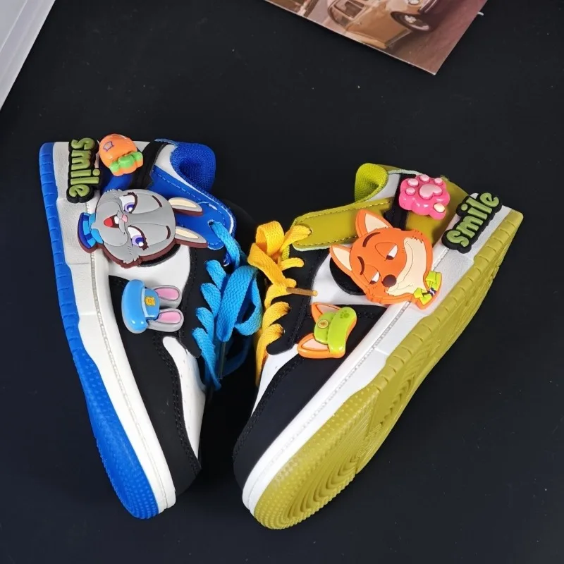 Luminous Classmates Crazy Animal City Children Boys Luminous Board Shoes 2026 Casual Shoes New Girls Sports Shoes