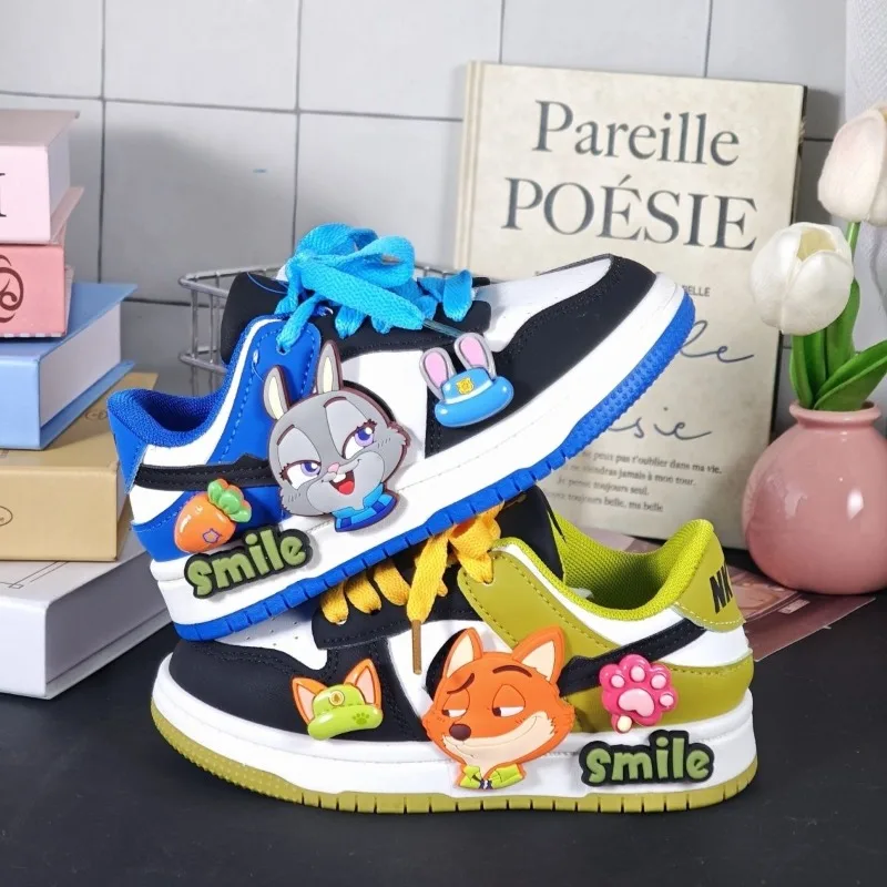 Luminous Classmates Crazy Animal City Children Boys Luminous Board Shoes 2026 Casual Shoes New Girls Sports Shoes