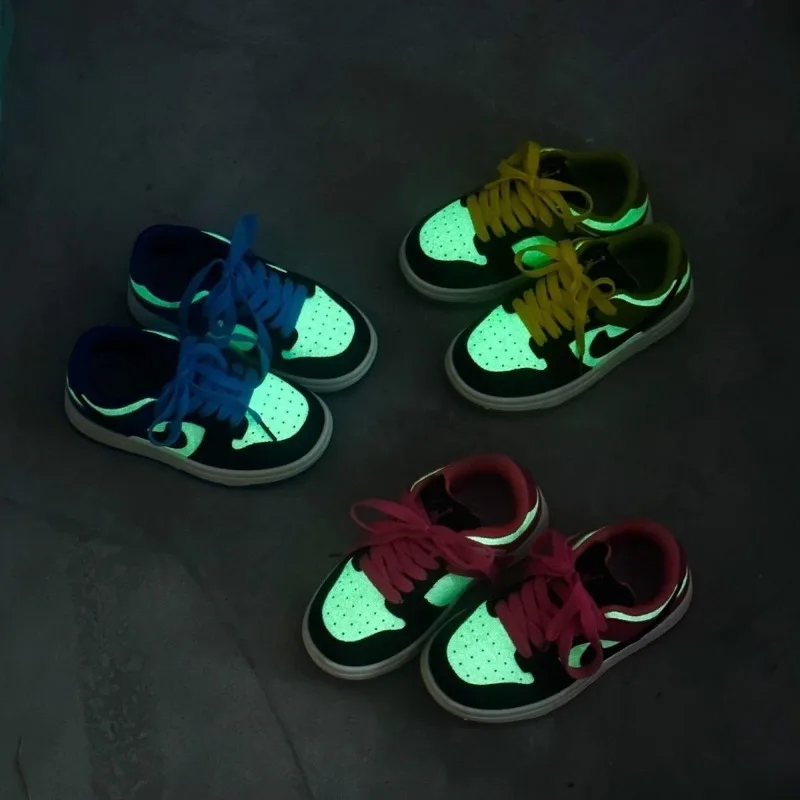 Luminous Classmates Crazy Animal City Children Boys Luminous Board Shoes 2026 Casual Shoes New Girls Sports Shoes