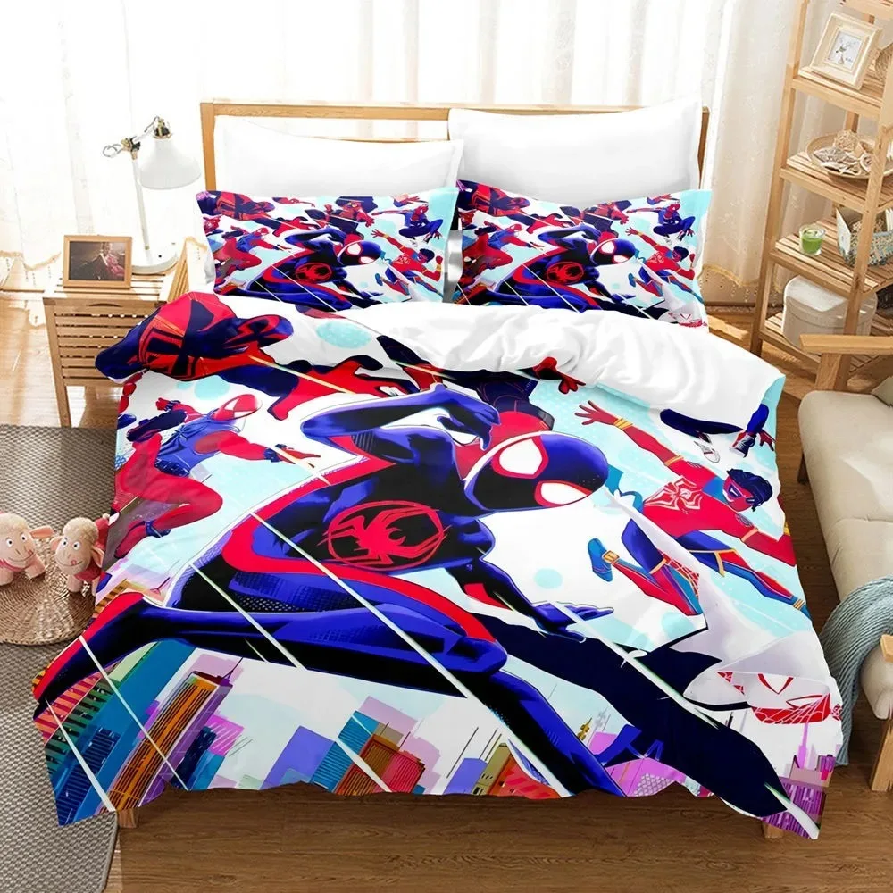 Manga Spider Duvet Cover pillowcase Bedding Bedroom Decoration Children Gift adult Single Double bed Large SizeZip Duvet Cover