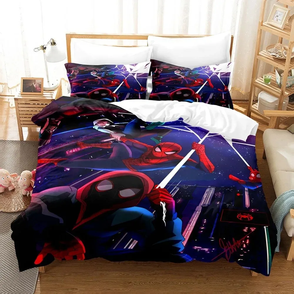 Manga Spider Duvet Cover pillowcase Bedding Bedroom Decoration Children Gift adult Single Double bed Large SizeZip Duvet Cover