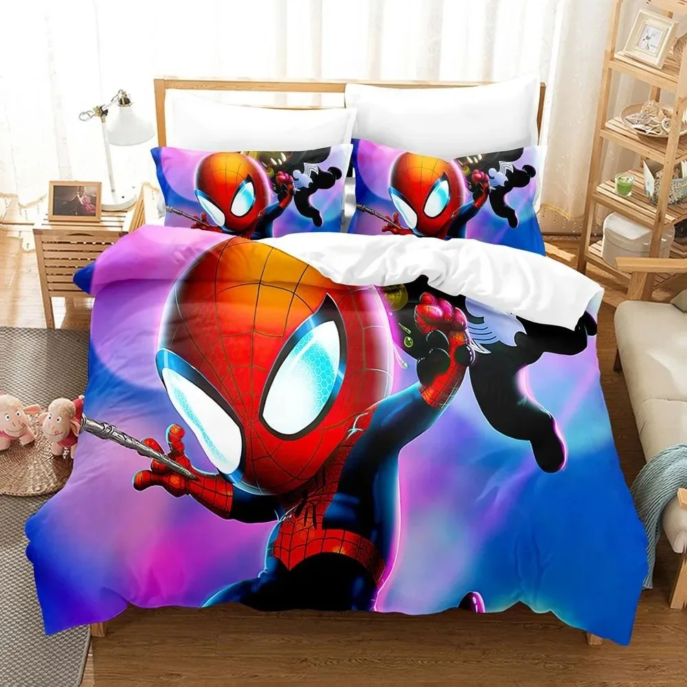 Manga Spider Duvet Cover pillowcase Bedding Bedroom Decoration Children Gift adult Single Double bed Large SizeZip Duvet Cover