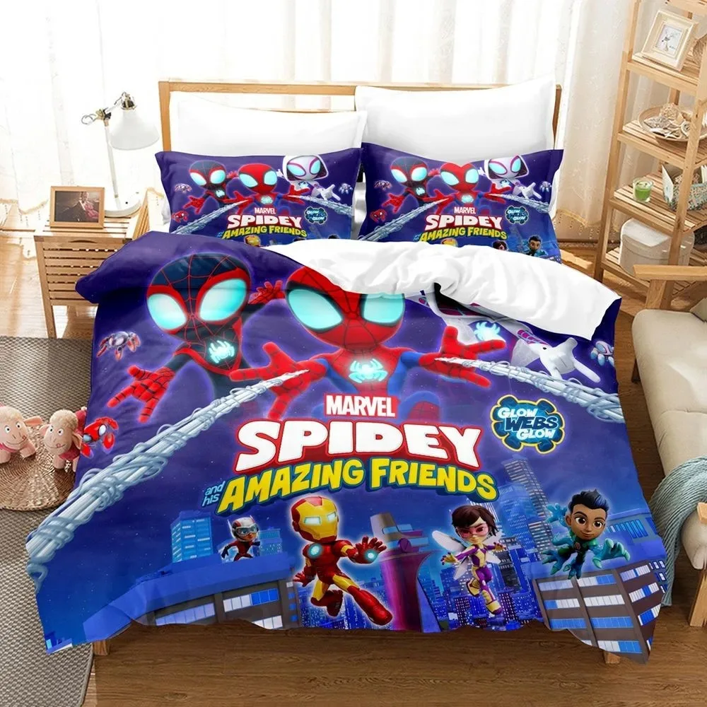 Manga Spider Duvet Cover pillowcase Bedding Bedroom Decoration Children Gift adult Single Double bed Large SizeZip Duvet Cover
