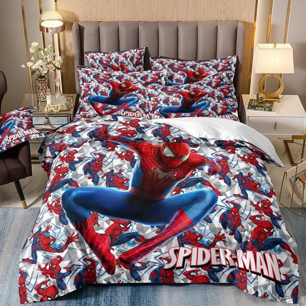 The Amazing Spide Duvet Cover pillowcase Bedroom Decoration Children Gift adult Single Double bed Large SizeZip Duvet Cover