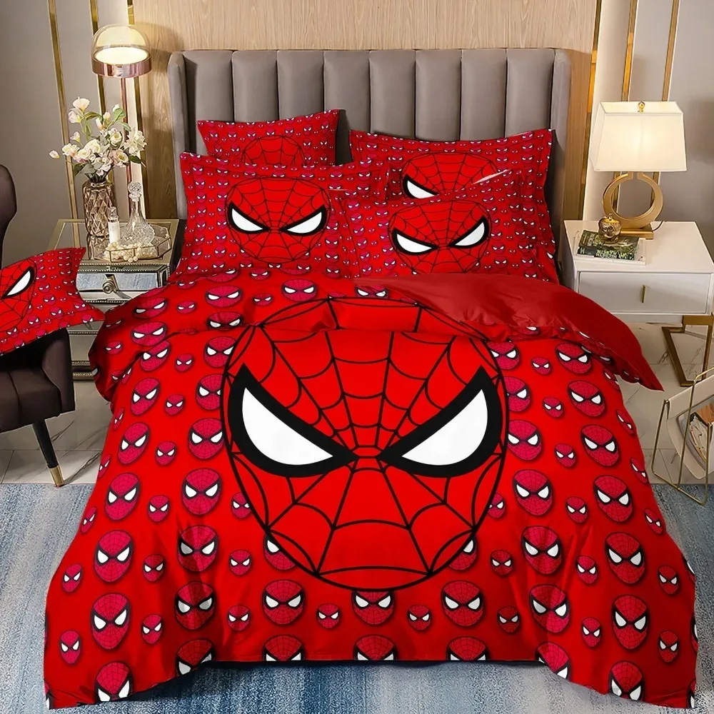 The Amazing Spide Duvet Cover pillowcase Bedroom Decoration Children Gift adult Single Double bed Large SizeZip Duvet Cover