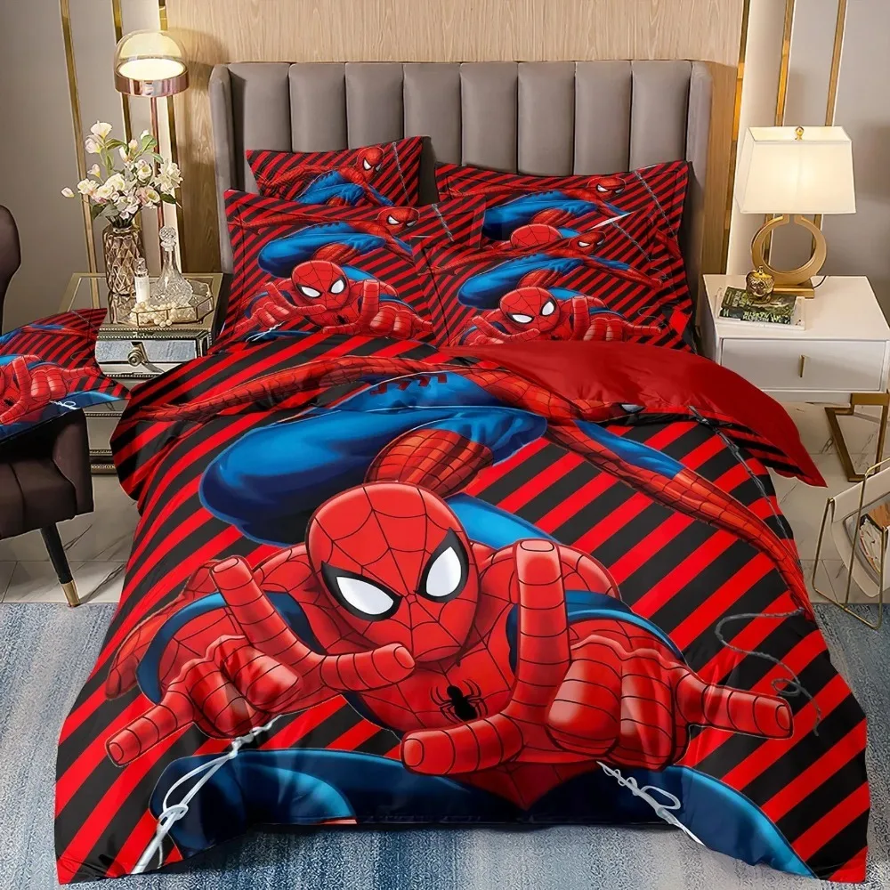 The Amazing Spide Duvet Cover pillowcase Bedroom Decoration Children Gift adult Single Double bed Large SizeZip Duvet Cover