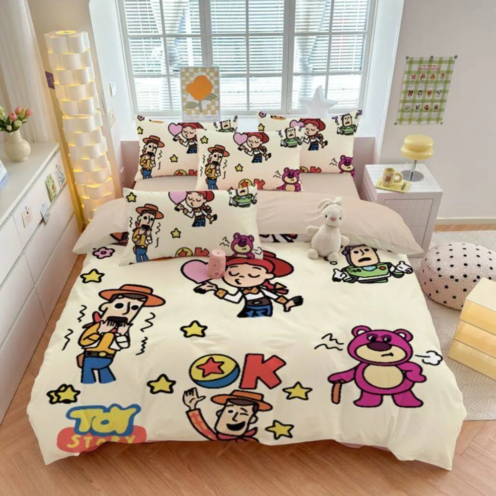 Anime Story Bedding Bedroom Decoration for adults and children with zipper duvet cover microfiber duvet Single Double bed Large