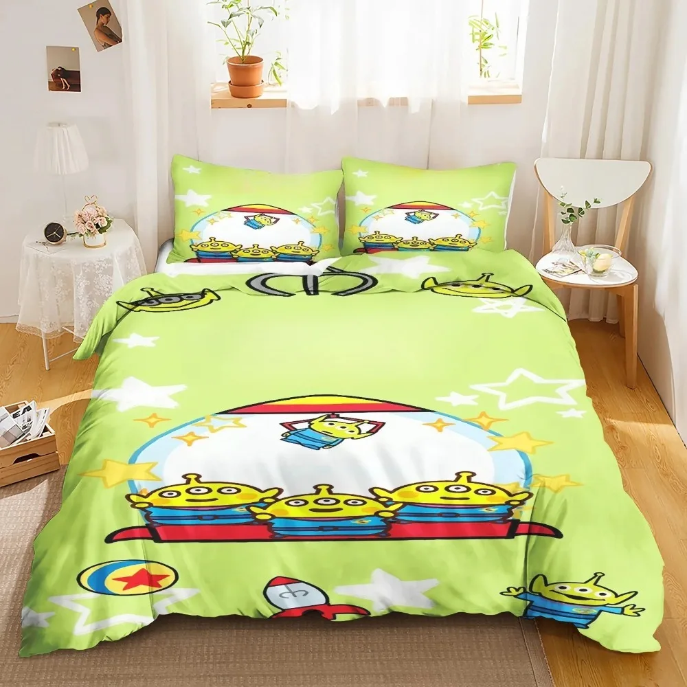 Anime Story Bedding Bedroom Decoration for adults and children with zipper duvet cover microfiber duvet Single Double bed Large