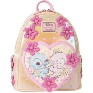 Lilo & Stitch Heart Mini Double Shoulder Backpack