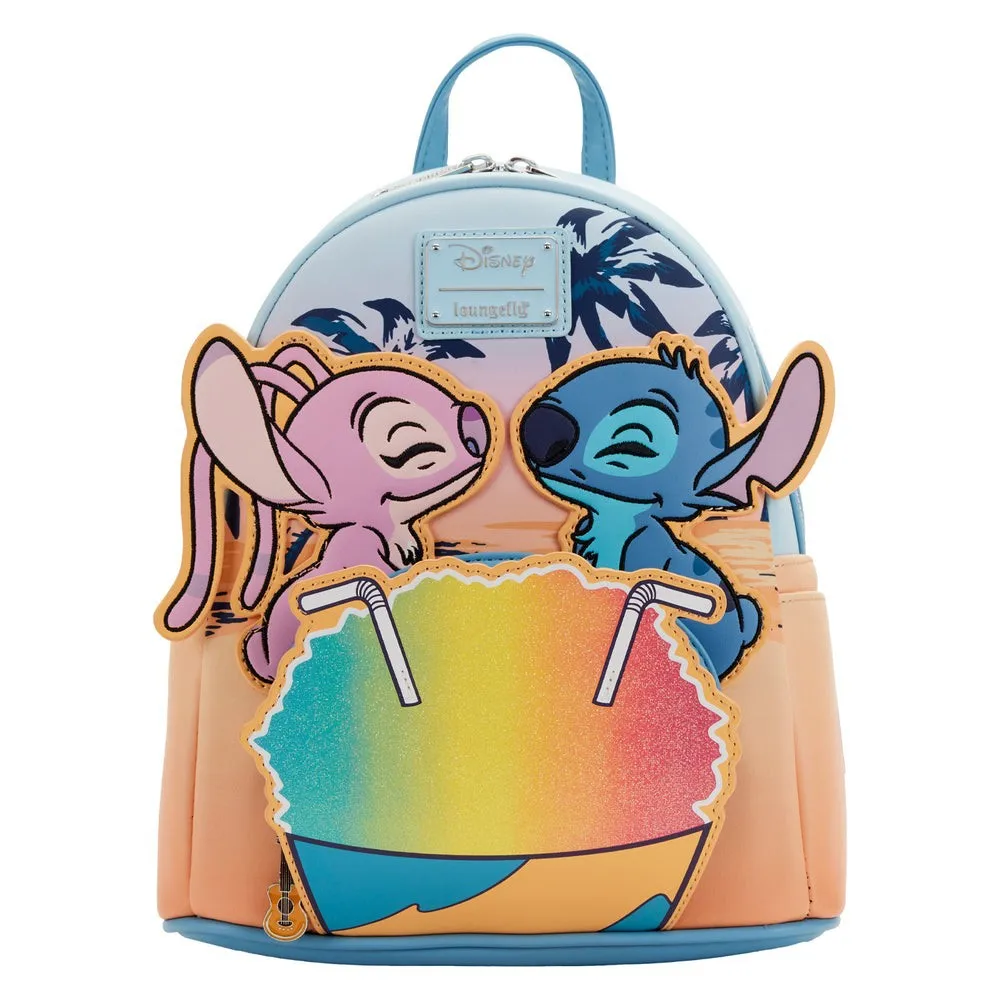 Lilo & Stitch Scrump Reading Mini Backpack Children Backpack Pu Leather Student Backpack Stationery Christmas Gift
