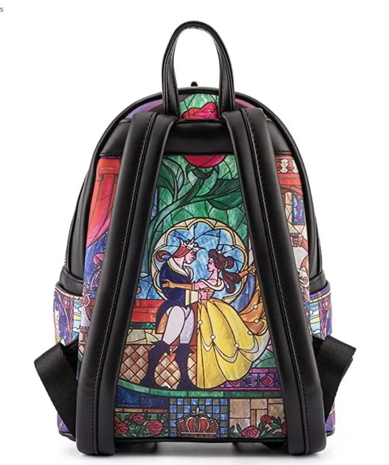 Beauty and The Beast Belle Castle Mini Backpack for Fashion Gift Mini Backpack Shoulder Bag Travel Bag Birthday Gift
