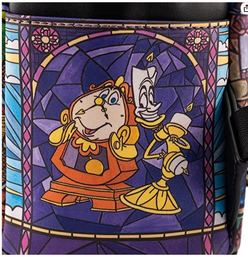 Beauty and The Beast Belle Castle Mini Backpack for Fashion Gift Mini Backpack Shoulder Bag Travel Bag Birthday Gift
