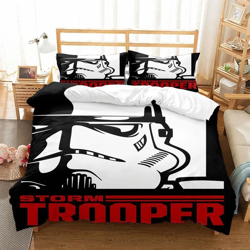 Movie 3d S-Stars Yoda Duvet Cover pillowcase Bedroom Decoration Children Gift adult Single Double bed Large SizeZip Duvet Cover